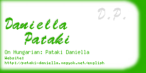 daniella pataki business card